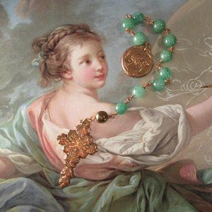 St. Cecilia Pocket Rosary, Copper One Decade